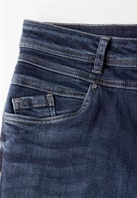 Bootcut Jeans dark blue soft washed