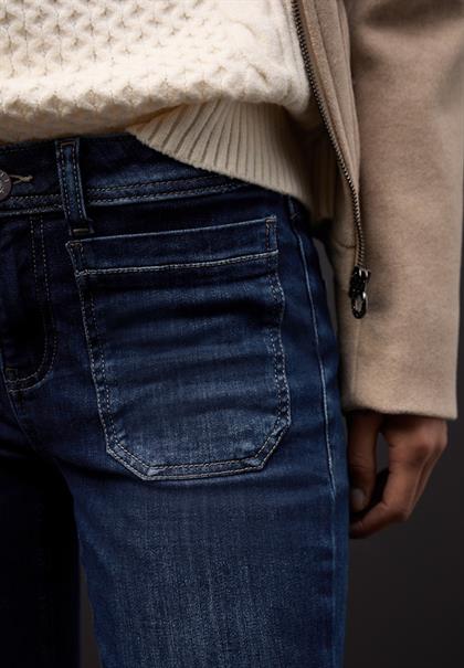 Bootcut Jeans dark blue washed