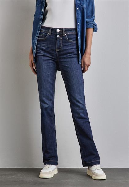 Bootcut Jeans dark indigo slightly washed