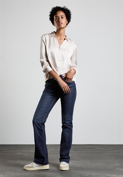Bootcut Jeans dark indigo slightly washed