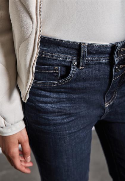 Bootcut Jeans dark indigo slightly washed
