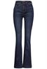 Bootcut Jeans dark indigo slightly washed