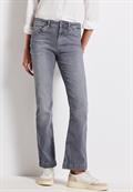 Bootcut Jeans light steel grey washed