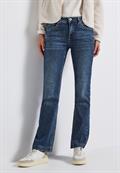 Bootcut Jeans soft mid blue washed