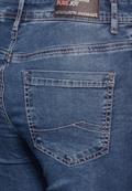 Bootcut Leg Jeans mid blue wash1