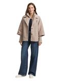 Bouclé Cape Jacke im 2-in-1-Look boucle beige melange