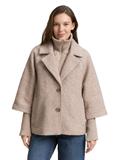 Bouclé Cape Jacke im 2-in-1-Look boucle beige melange