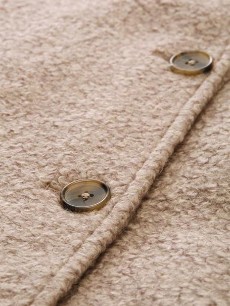 Bouclé Cape Jacke im 2-in-1-Look boucle beige melange