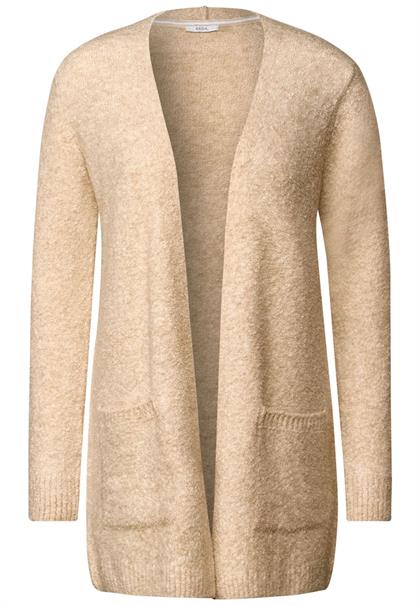 Bouclé Cardigan almond beige melange