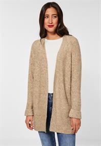 Bouclé Cardigan buff sand melange