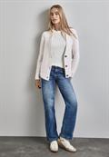 Bouclé-Cardigan lucid white