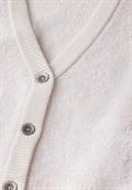 Bouclé-Cardigan lucid white