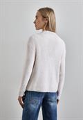 Bouclé-Cardigan lucid white