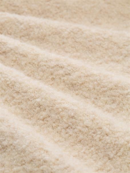 Bouclé Cardigan mit Wollanteil sand stone beige melange