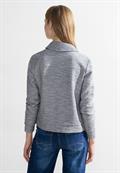 Bouclé Jacke casual denim blue