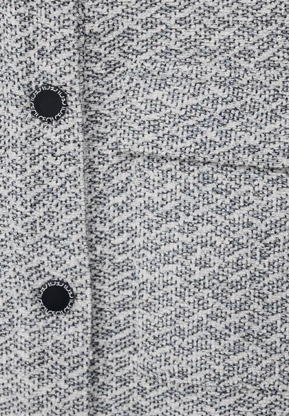 Bouclé Jacke casual denim blue