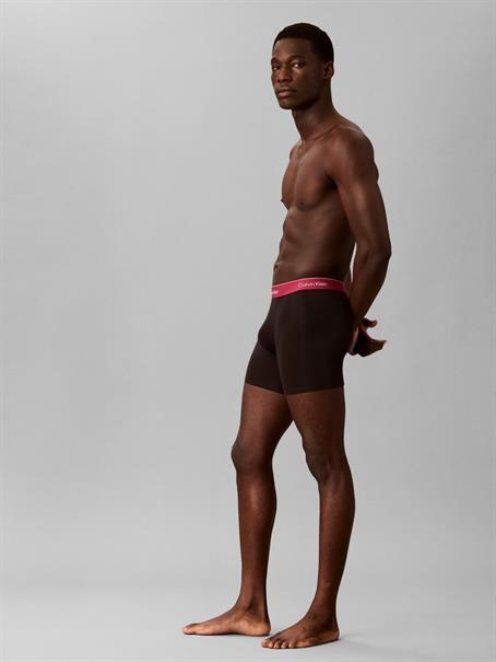 BOXER BRIEF 3PK black bodies w- poseidon blue-plein