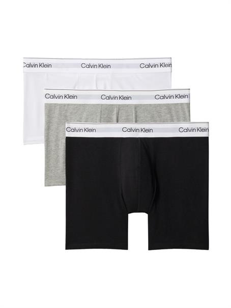 BOXER BRIEF 3PK grey heather, white, black