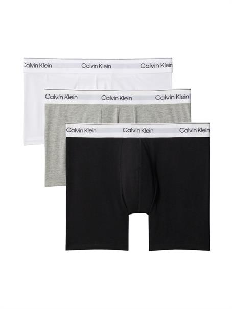 BOXER BRIEF 3PK grey heather, white, black