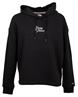 Boxy Essential Logo Hoodie schwarz