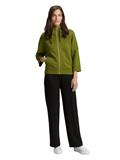 Boxy Fit Scuba Sweatjacke deep ivy green