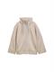 Boxy Fit Scuba Sweatjacke soft taupe grey