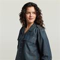 Boxy Relaxed 2-pkt Shirt l\s wmn antique asphalt