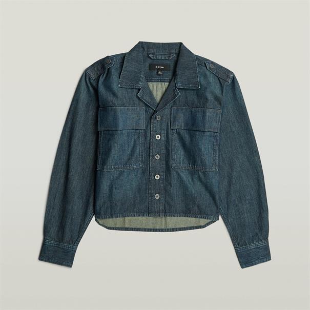 Boxy Relaxed 2-pkt Shirt l\s wmn antique asphalt