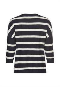 Boxy Strickpullover mit 3/4-Ärmeln night blue