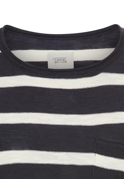 Boxy Strickpullover mit 3/4-Ärmeln night blue