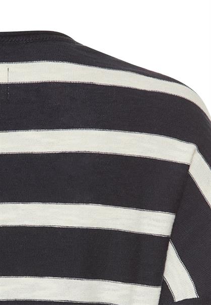 Boxy Strickpullover mit 3/4-Ärmeln night blue