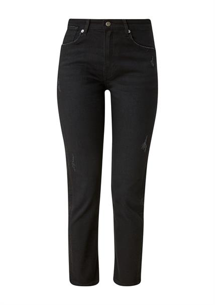 Boyfriend-Jeans schwarz