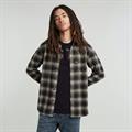 Bristum 2.0 Slim Shirt l\s dk moss arthur check