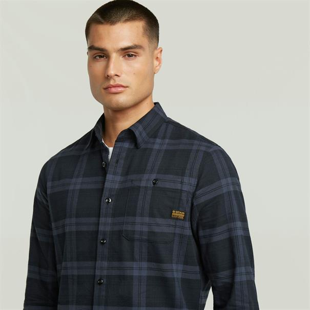 Bristum 2.0 Slim Shirt l\s india ink toby check