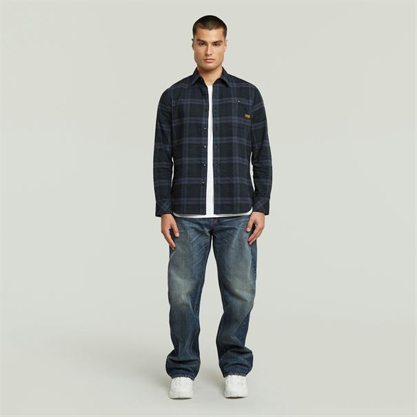 Bristum 2.0 Slim Shirt l\s india ink toby check
