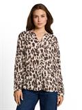 brown beige leo print