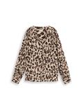 brown beige leo print
