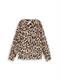 brown beige leo print