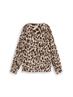 brown beige leo print