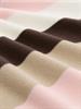 brown beige pink stripe
