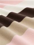 brown beige pink stripe