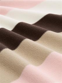 brown beige pink stripe