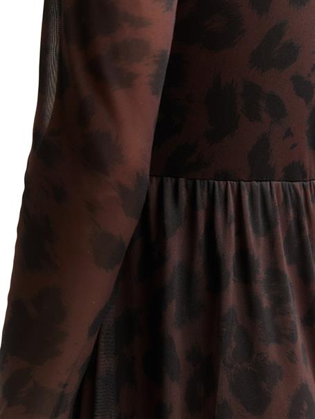 brown black big leo print