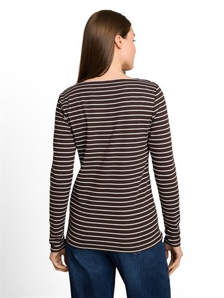 brown white stripe