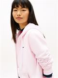 Brushed Fleece Zip-Thru Hoody pearly pink