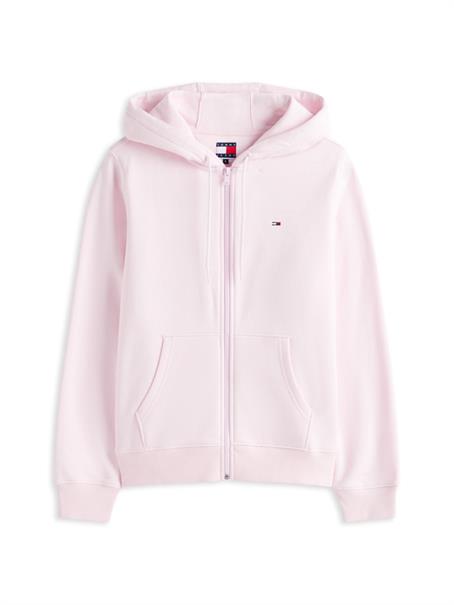 Brushed Fleece Zip-Thru Hoody pearly pink