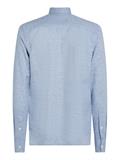 BRUSHED LINEN SOLID SF SHIRT shirt blue