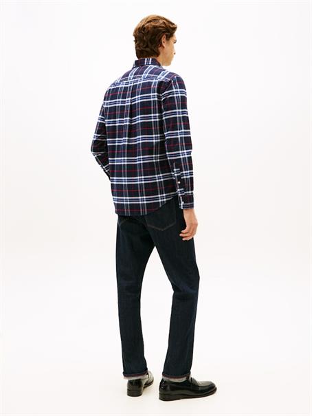 BRUSHED OXFORD CHECK RF SHIRT desert sky - check