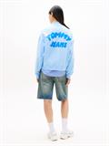 Bubble Logo Boxy Crew Neck Jumper light powdery blue