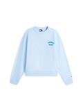 Bubble Logo Boxy Crew Neck Jumper light powdery blue